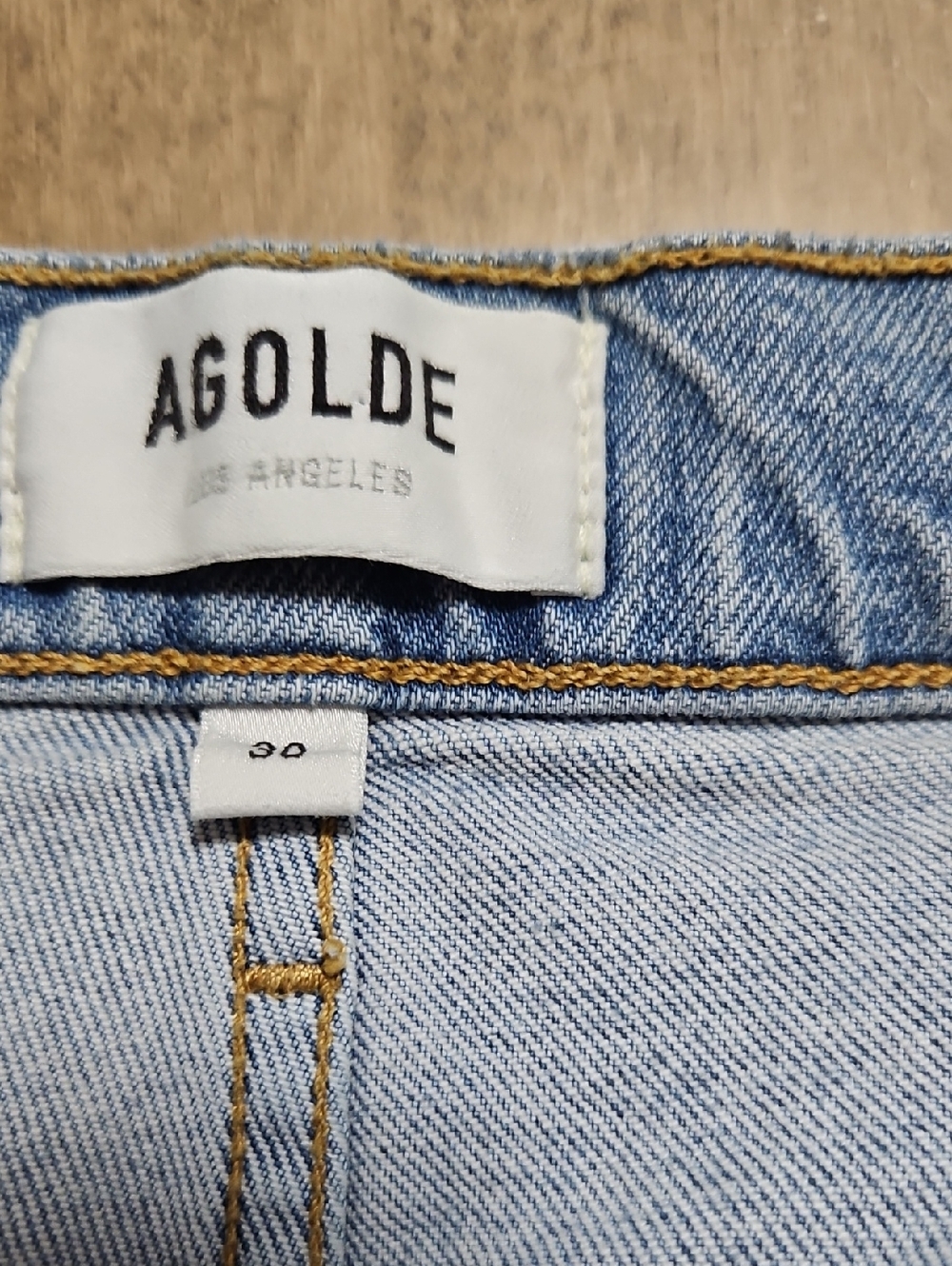 Agolde Riley Crop Light Wash Women's Straight Leg Jeans Size 30 - Picture 10 of 14